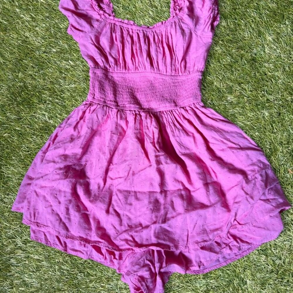 Hollister-co Women's Pink Playsuit-romper
